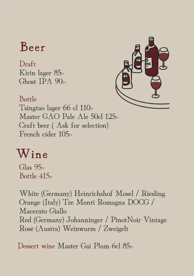 Sida 8: Beer och Wine